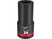 milwaukee/SHOCKWAVE IMPACT DUTY ディープインパクトソケット 3/4インチ 19mm 角 24mm 49-66-6399