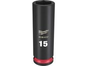 milwaukee/SHOCKWAVE IMPACT DUTY ディープインパクトソケット 3/8インチ 9.5mm 角 15mm 49-66-6157