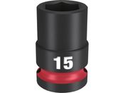 milwaukee/SHOCKWAVE IMPACT DUTY インパクトソケット 1/2インチ 12.7mm 角 15mm 49-66-6247