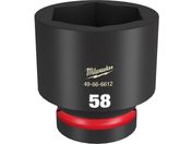 milwaukee/SHOCKWAVE IMPACT DUTY インパクトソケット 1インチ 25.4mm 角 58mm 49-66-6612