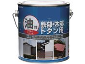 ニッぺ/塗料 油性鉄部・木部・トタン用 1.6L ブルー HYJ266-1.6