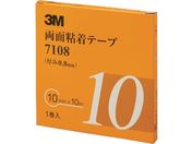 3M/両面粘着テープ 7108 10mmX10m 厚さ0.8mm 灰色