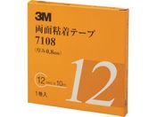 3M/両面粘着テープ 7108 12mmX10m 厚さ0.8mm 灰色