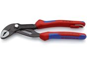 KNIPEX/ウォーターポンププライヤー コブラ コンフォートハンドル落下防止リング付 180mm8702-180TBK