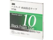 3M/ハイタック両面接着テープ 9708 10mmX10m 黒 1巻=1箱 9708