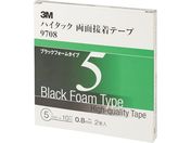 3M/ハイタック両面接着テープ 9708 5mmX10m 黒 2巻入り9708 5