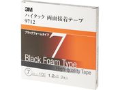 3M/ハイタック両面接着テープ 9712 7mmX10m 黒 2巻入 9712 7