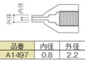 白光/ノズル 0.8mm SS型 A1497