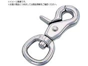 水本/フック ステンレス トリガースナップ 長さ48mm 使用荷重0.39kNB-122