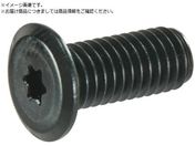 TRUSCO/ヘックスローブ超極低頭ねじ アルミ アルマイト黒 M6×12 4本入B190-0612