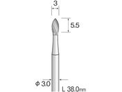 Minimo/超硬カッター スパイラルカット Φ3 軸径3.0mm BC2301