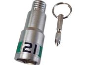 ベストツール/KOSEI 着脱式ワンタッチソケット 21mm No.2アダプター付 BDST-21
