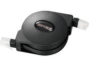 BUFFALO/c̐܂ȂCat6 LANP[u 掮 2.5m ubN BL6TM25BK