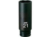 KTC/9.5sq.インパクトレンチ用ソケット ディープ薄肉 対辺寸法22mm 差込角9.5mmBP3L-22T