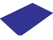 TRUSCO/粘着クリーンマット 600×900MM ブルー 1シート 30枚入 CM6090-1P-B