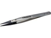 TRUSCO/ESDチップピンセット 先細型 先端幅0.6mm EP-0.6