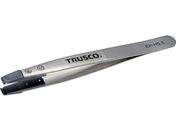TRUSCO/ESDチップピンセット 先平型 先端幅5.5mm EP-H5.5