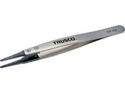 TRUSCO/ESDチップピンセット 先丸型 先端幅2mm EP-R2