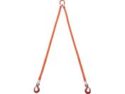TRUSCO/2本吊ベルトスリングセット 25mm幅X1.5m