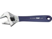 トップ工業 TOP ワークワイド ガタ無しモンキレンチ グリップ付 HM-25MGNB