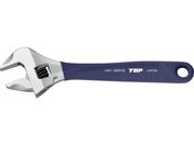 トップ工業 TOP ワークワイド ガタ無しモンキレンチ グリップ付 HM-38MGNB
