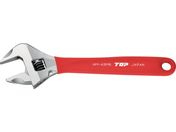 トップ工業 TOP ワークワイド ガタ無しモンキレンチ グリップ付 HM-43MGR
