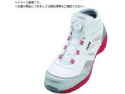 IGNIO/ダイヤル式セーフティシューズ A種 ホワイト24.5cm