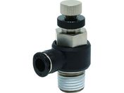 PISCO/スピードコントローラ エルボ メーターイン制御チューブ6ネジR1/4 JSC6-02B