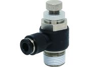 PISCO/スピードコントローラ エルボ メーターアウト制御チューブ6ネジR3/8 JSC6-03A