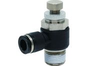 PISCO/スピードコントローラ エルボ メーターアウト制御チューブ8ネジR3/8 JSC8-03A