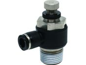 PISCO/スピードコントローラ エルボ メーターイン制御チューブ8ネジR1/2 JSC8-04B