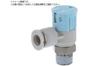 PISCO/スピードコントローラダイヤル付タイプ エルボ メーターイン制御 低流量タイプ φ10用 接続口径R1/2 JSGC10-04BLW