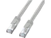 SANWA/CAT6 LANケーブル PoE対応タイプ ライトグレー 5m KB-T6POE-05