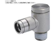 PISCO/チューブフィッティングブラスユニバーサルエルボ チューブ8ネジR3/8ゴムHNBR KH8-03