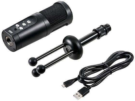 【サンワサプライ】MM-MCU05BK マイク [USB]新古品 SANWA SUPPLY 訳あり新品 WEB会議高感度USBマイク 指向性