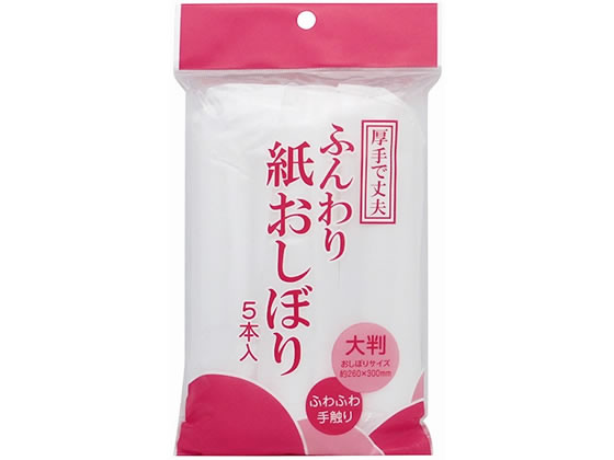 アートナップ ふんわり紙おしぼり 5本入 WB-51 通販【フォレスト