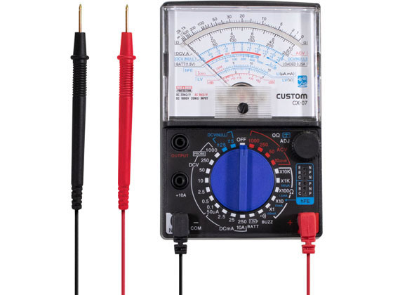 朝日電器 アナログテスター CX-07 通販【フォレストウェイ】