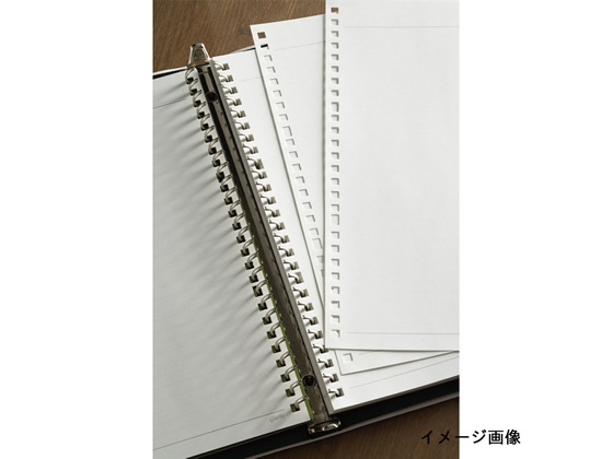 マルマン ジウリス ルーズリーフ A4 30穴(角穴)メモリ入7mm罫 50枚