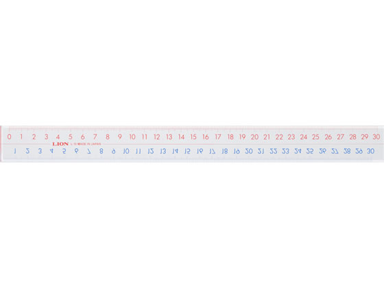 ライオン事務器 ピックアップ定規 30cm L-10 270-68 通販
