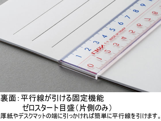 ライオン事務器 ピックアップ定規 30cm L-10 270-68 通販