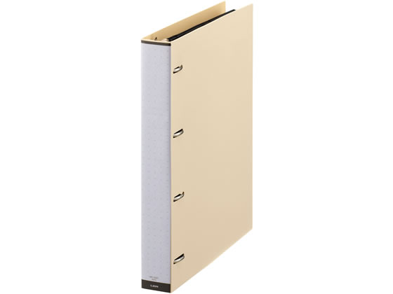 ●表紙色：ベージュ●サイズ：Ａ４タテ型●寸法：縦３１５×横２６５×背幅４０ｍｍ●適正収容枚数：３００枚●表紙：ＰＰシート（１．３ｍｍ厚）●４穴Ｄ型リングとじ具（分別仕様）●ＰＰシート製両面ポケット（１