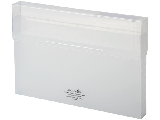 リヒトラブ AQUA DROPs コングレスケース A4 300枚収容 乳白 通販