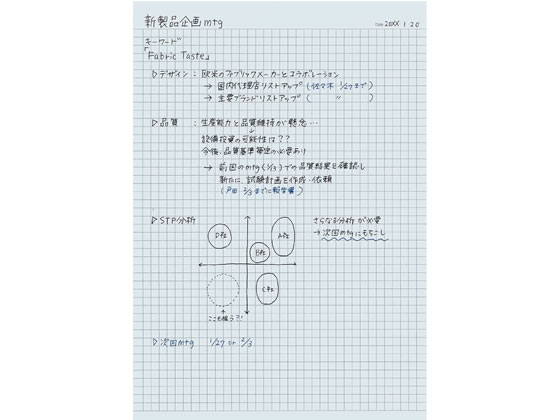 KOKUYO コクヨ キャンパスノート 用途別 パステルみずたま柄 5色