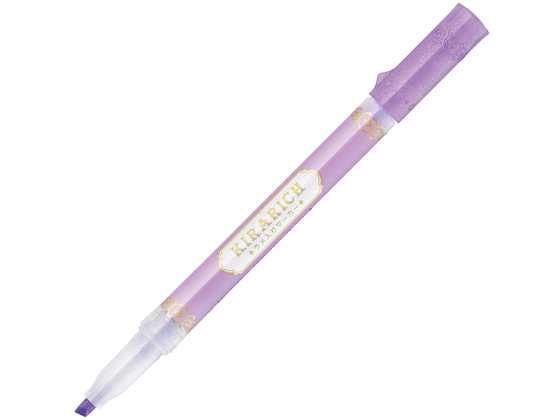 ミルキープラネット ＳＫ ラベンダー ゼブラ ラメ入りラインマーカー キラリッチ 紫 WKS18-PU 通販