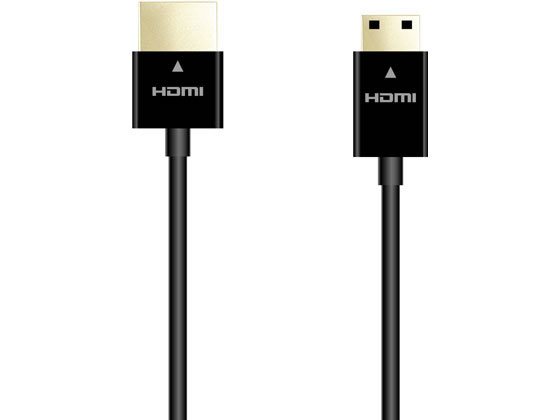 エレコム スーパースリムHDMIケーブル(A-C) 2.0m DH-HD14SSM20BK