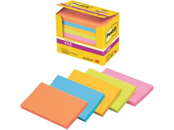 3M 〈ポスト・イット〉強粘着ノート75×127 混色 10冊 通販【フォレスト