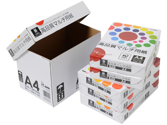 APPJ インクジェット対応 高品質マルチ用紙A4 500枚×5冊 Forestway【通販フォレストウェイ】