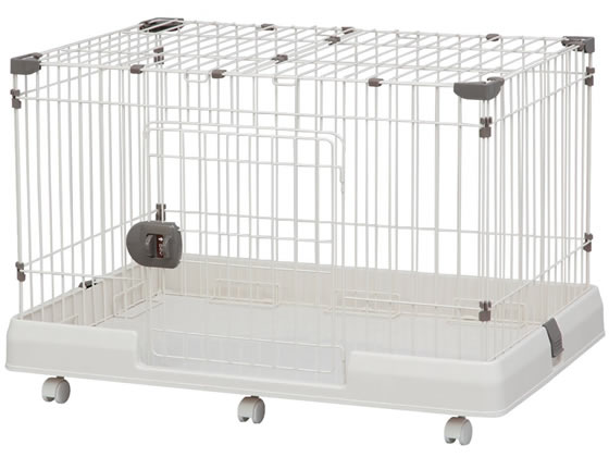 ●色：ミルキーブラウン●適合犬サイズ（目安）：中型犬用●外寸（約）：幅９１６×奥行６３６×高さ６０３ｍｍ（キャスター込）●内寸（約）：幅８５０×奥行５６５×高さ５２５ｍｍ●適合シーツ：ダブルワイドサイ