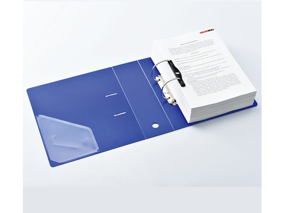 D型リングファイル A4タテ型 青 40冊入 リヒトラブ G2220-8