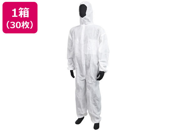 不織布つなぎ服 防塵タイプ 白 LL 30枚 川西工業 7017 川西工業 不織布つなぎ服 防塵タイプ 白 L 30枚 7017 通販【フォレスト